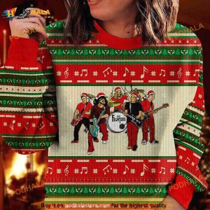 3D Foo Fighters Merry Christmas Knitted Funny Ugly Sweater