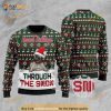 3D French Bulldogs Through The Snow Christmas Funny Ugly Sweater