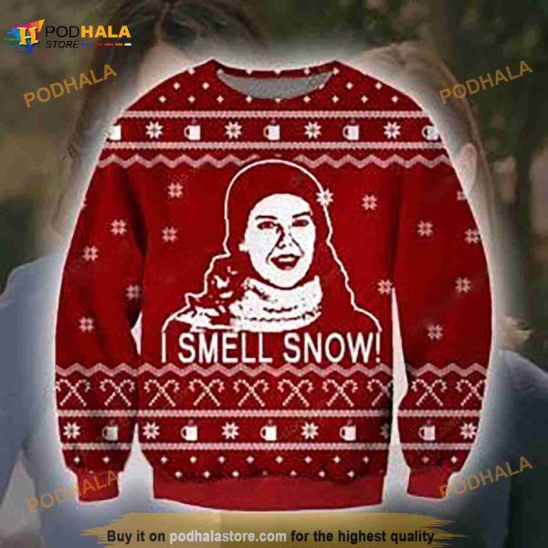 3D Gilmore Girls I Smell Snow Ugly Christmas Sweater