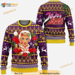 3D Giorno Giovanna Ugly Christmas Xmas Sweater