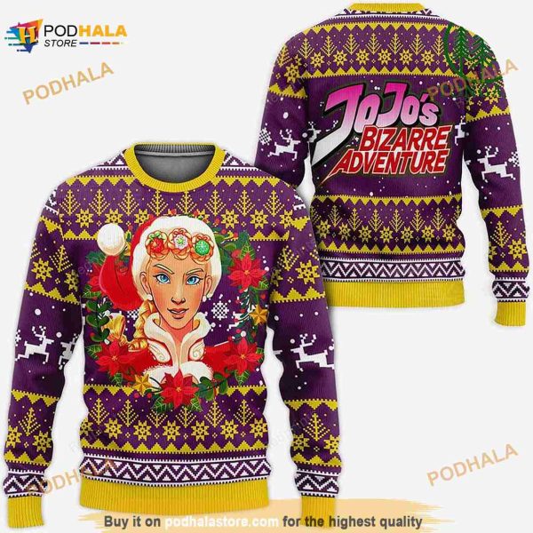 3D Giorno Giovanna Ugly Christmas Xmas Sweater