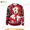 3D Golden Retriever Christmas Funny Ugly Sweater, Christmas Xmas Sweater