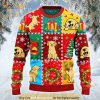 3D Golden Retriever Dog Lovers Christmas Wishes Funny Ugly Sweater
