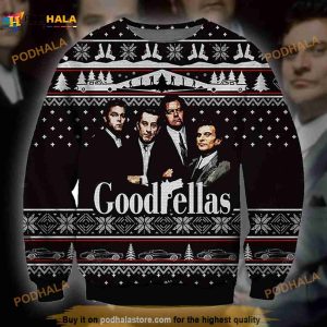 3D Good Fellas Logo 3D Christmas Funny Ugly Sweater, Christmas Xmas Sweater