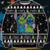 3D Grinch And Stitch 3D Christmas Funny Ugly Sweater
