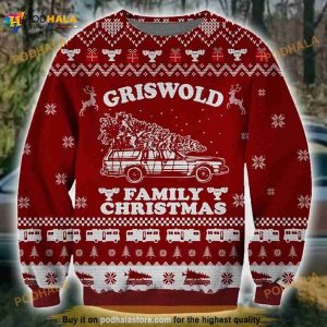 3D Griswold Family Christmas Symbol Christmas Funny Ugly Sweater