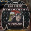 3D Have A Merry Schwingmas 3D Christmas Funny Ugly Sweater