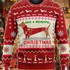3D Have A Weinerful Christmas Knitted Funny Ugly Sweater