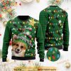 3D Ho Ho Ho Corgi Christmas Tree Funny Ugly Sweater