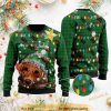 3D Ho Ho Ho Dachshund Christmas Tree Funny Ugly Sweater