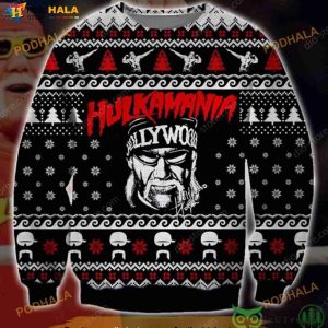 3D Hulkamania Logo 3D Christmas Funny Ugly Sweater, Christmas Xmas Sweater