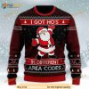 3D I Got Ho In Different Area Codes Funny Ugly Sweater