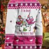 3D If I'm Drunk It's My Sister Fault Christmas Funny Ugly Sweater