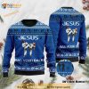 3D Jesus Has Your Back Karate Jesus Ugly Christmas Sweater