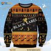 3D Johnnie Walker Black Label Whiskey Funny Ugly Sweater Christmas