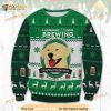 3D Laughing Dog Brewing Christmas Funny Ugly Sweater