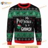 3D Merry Christmas My Patronus Is A Grinch For Christmas Funny Ugly Sweater