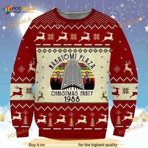 3D Nakatomi Plaza Hard Ugly Christmas Sweater