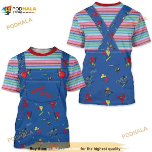3D Shirt Inspired By Chucky - Child's Play - Good Guys - Halloween Cosplay