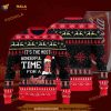 3D Sotf Drink Christmas, Wonderful Time Funny Ugly Sweater