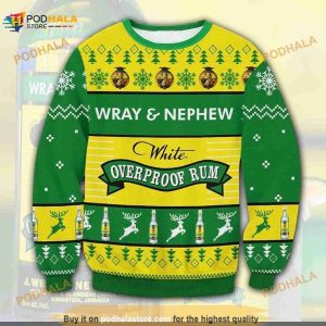 3D Wray And Nephew Christmas All Over Print Funny Ugly Sweater