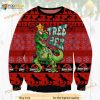 3D-jurassic Park Tree Trex Ugly Christmas Sweater