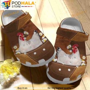 3d Chicken Gifts 3D Crocs Clog Shoes, Funny Crocs