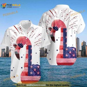 4th Of July Hawaiian Shirt, 4th Of July Flamingo Hawaii Shirt