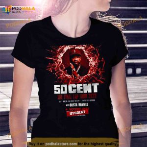 50 Cent The Final Lap Tour 2023 With Busta Rhymes Poster Fan Gifts T Shirt 2