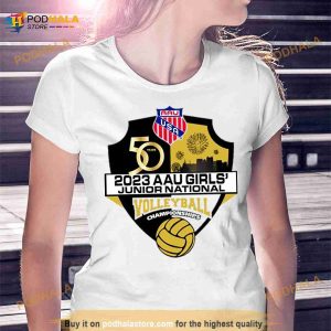 50th Aau Girls Junior National Volleyball Championships Logo Shirt 2