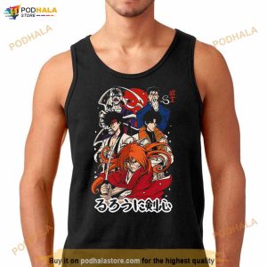 90s Rurouni Kenshin Retro Vintage Anime Art Shirt 2