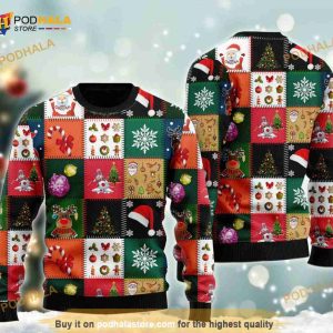 A Christmas Scene Ugly 3D Funny Ugly Sweater