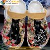 A Little Black Cat 3D Crocs, Funny Crocs