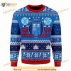 A Timey Wimey All Over Printed Sweater, Wobbly Timey Wimey Sweater, Wobbly Sweater