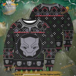 A Wakandan Wool Ugly Sweater