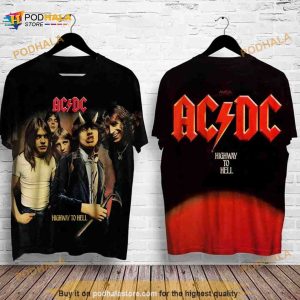 ACDC Band Rock Music 3D Apparels Vintage Baseball Jersey Shirt