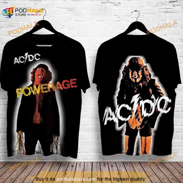 ACDC Power Ege 3D Shirt, Rock Band 3D Shirt