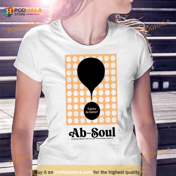 Ab Soul The New Parish Oakland CA 6 14 15 2023 Shirt