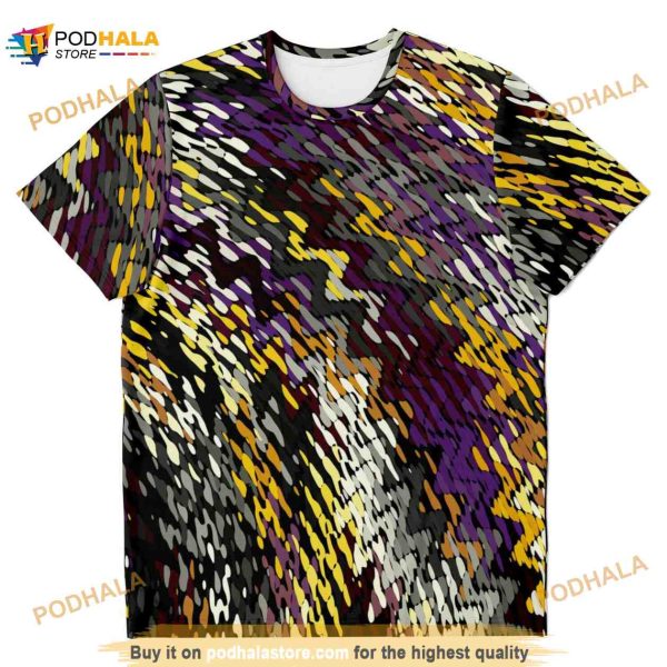 Abstract Sporty Geometric Art Beach Casual Psychedelic 3D Shirt