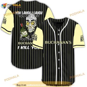 Achmed Laugh Cry Take My Buchanan's Whisky I Kill You 3D Baseball Jersey