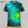 Acidic Realm Green Galaxy Nebula Edm Rave Festival 3D Shirt
