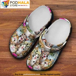 Adorable Cat 3D Crocs, Funny Crocs