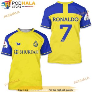 Adult Ronaldo #7 Al-nassr Homeaway Adult Soccer Fan 3D Shirt