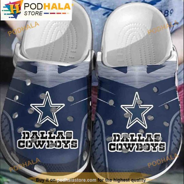 Adults Kids Dallas Cowboys 3D Crocs Slippers, Funny Crocs