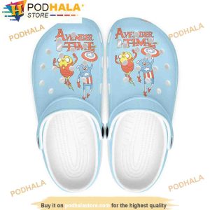 Adventure Time Avengers 3D Crocs, Funny Crocs