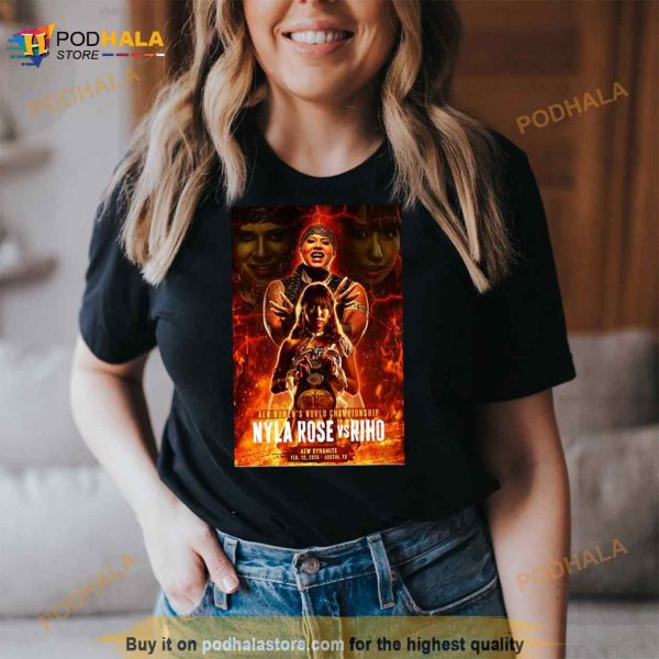 Aew Women’s World Championship Nyla Rose Vs Riho Shirt