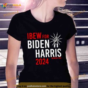 Afl Cio Ibew For Biden Harris 2024 Shirt 2