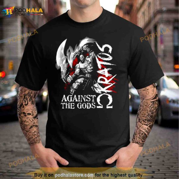 Against The God Kratos God Of War Shirt