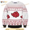 Akatsuki White Wool Knitted Sweater, Naruto Christmas Sweater, Naruto Shippuden Sweater