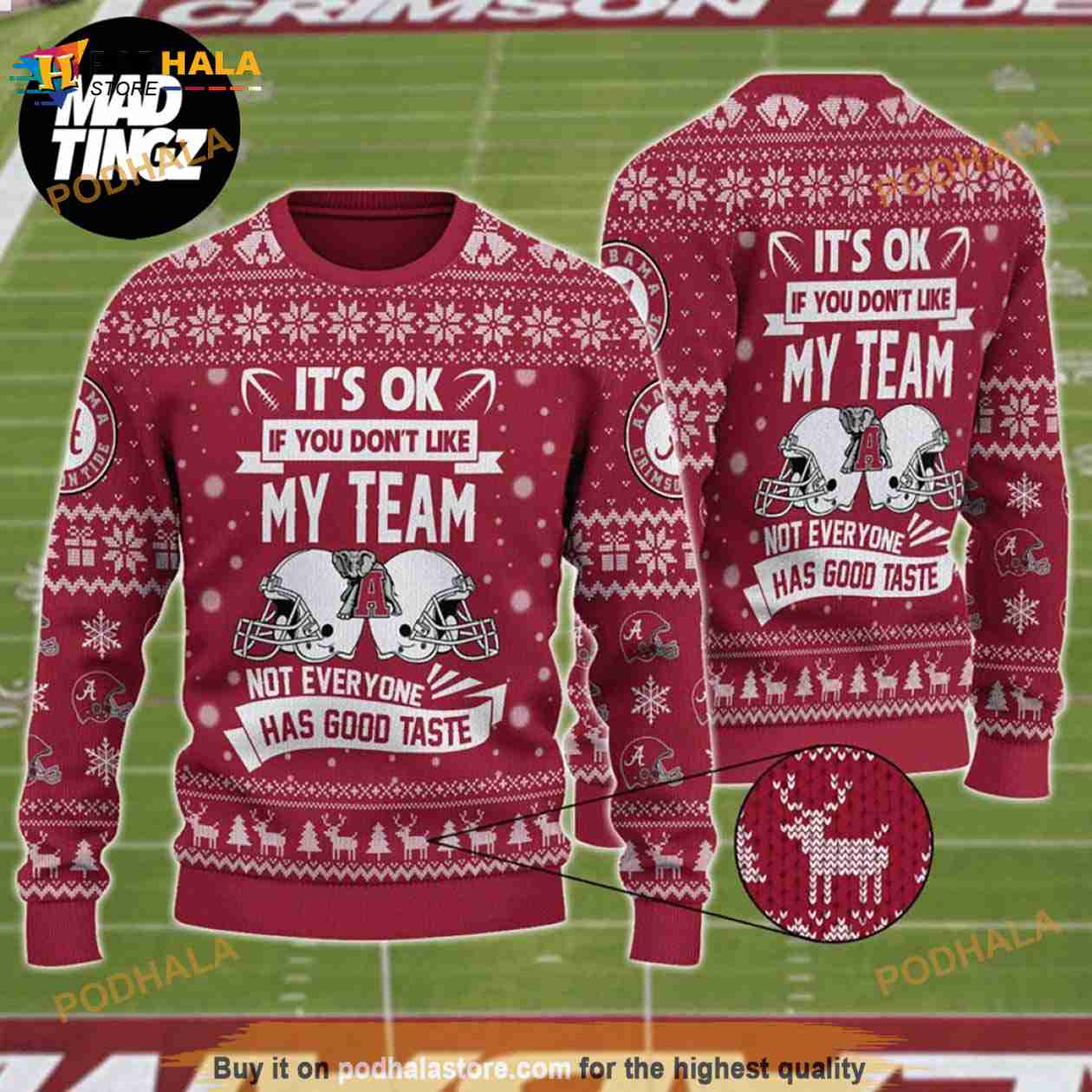 NFL Arizona Cardinals Tree Ball Christmas Ugly Sweater